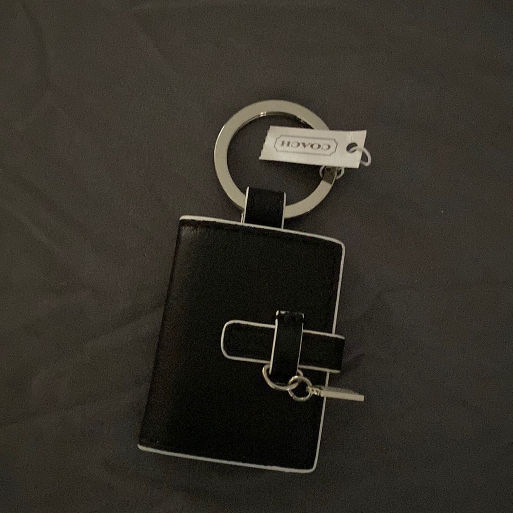 Coach picture frame keychain
